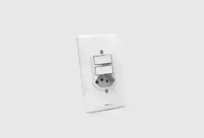 Interruptor 2 Teclas Paralelas + Tomada 2P+T 20A