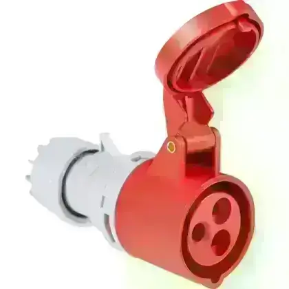 Tomada de Acoplamento Industrial 2P+T 380V