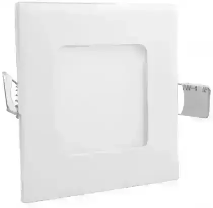 Plafon de Embutir Led 3W Quadrada 6500K