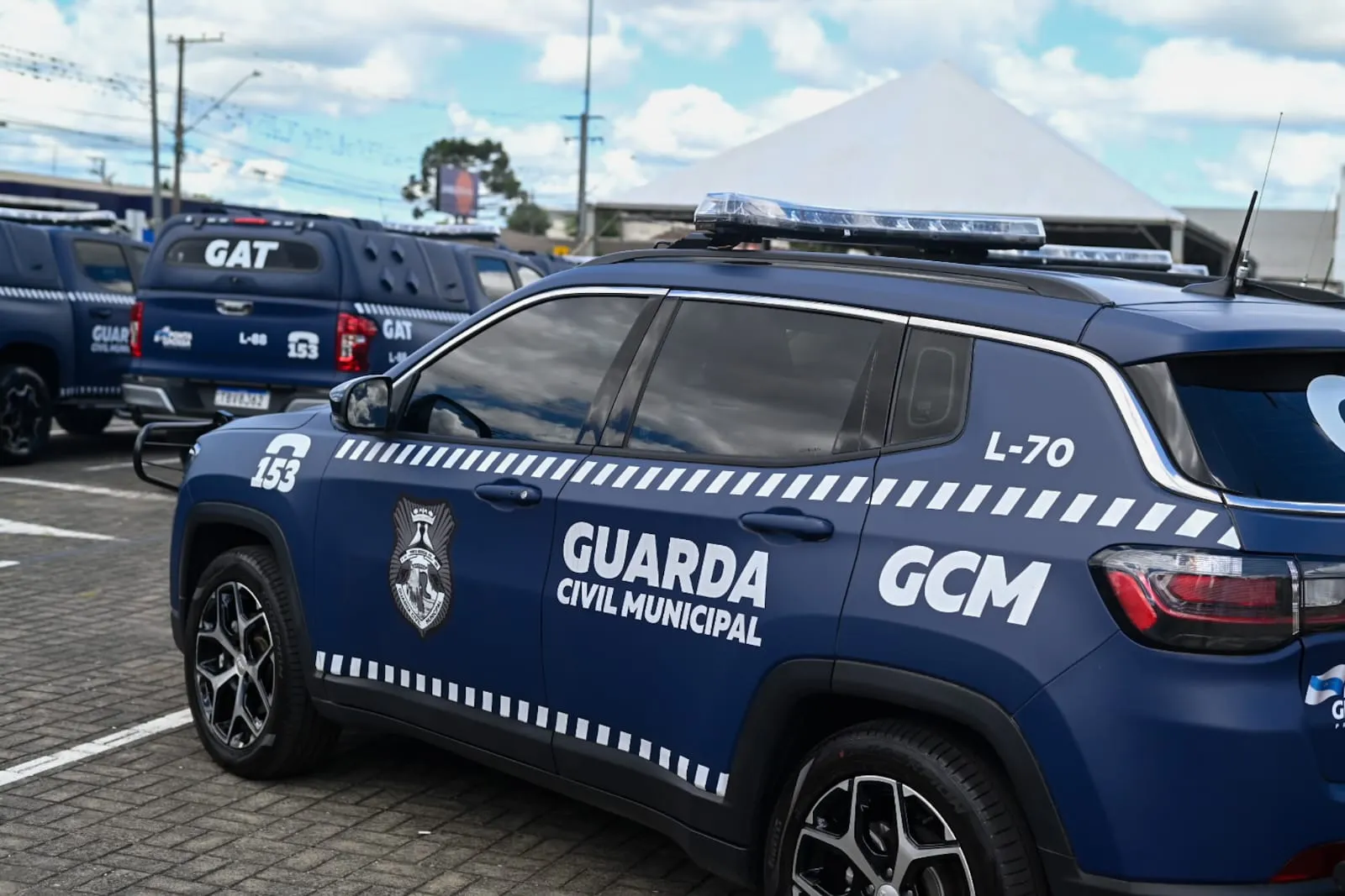 entrega viaturas a Guarda Civil Municipal