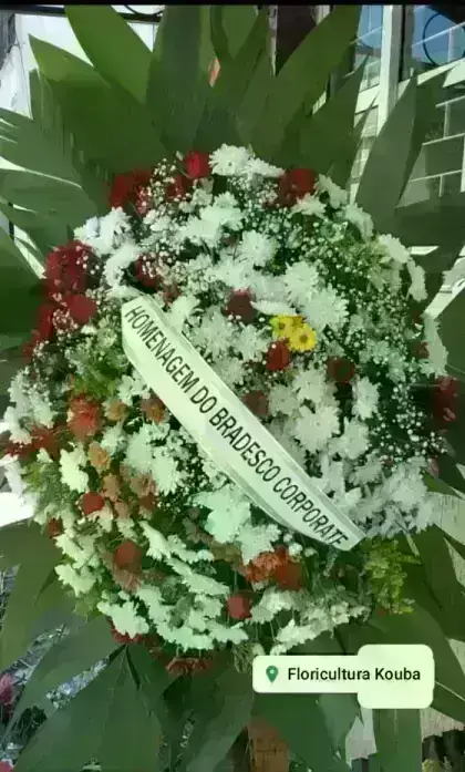 Coroa de Flores Média