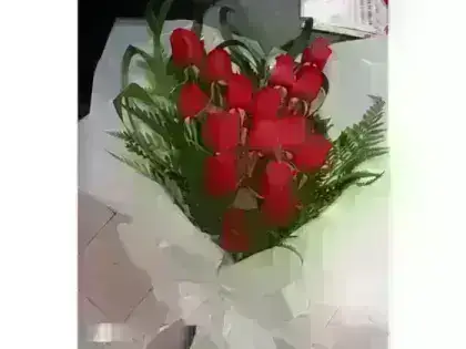 Ramalhete de Rosas Vermelhas - 15 Rosas