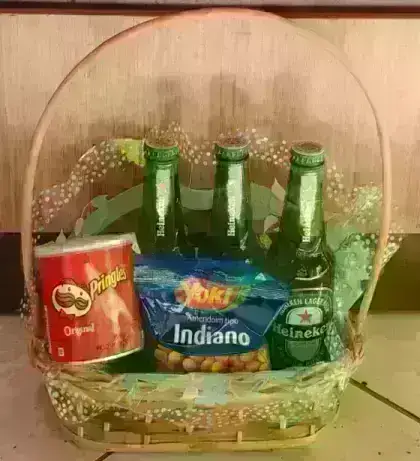 Cesta de Cervejas Pequena (5)