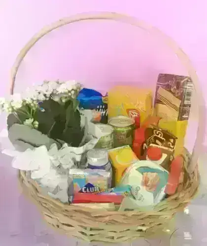 Café da Manhã 2 Pesoas com Flores