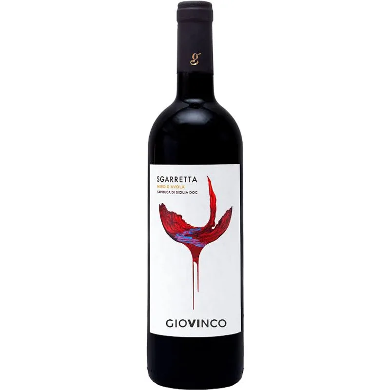 GIOVINCO SGARRETTA NERO D'AVOLA DOC SAMBUCA DI SICILIA 750ML