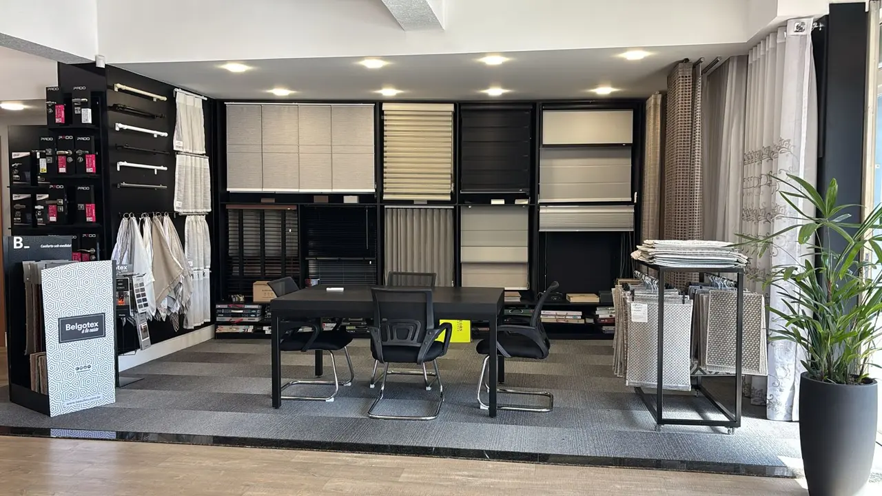 Showroom de cortinas e persianas
